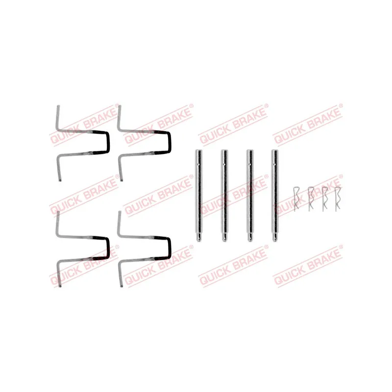Kit d'accessoires, plaquette de frein à disque QUICK BRAKE 109-0977
