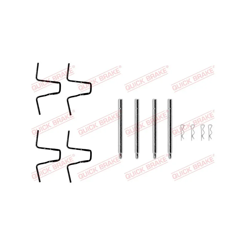 Kit d'accessoires, plaquette de frein à disque QUICK BRAKE 109-0978