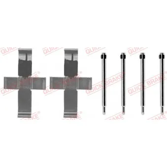 Kit d'accessoires, plaquette de frein à disque QUICK BRAKE
