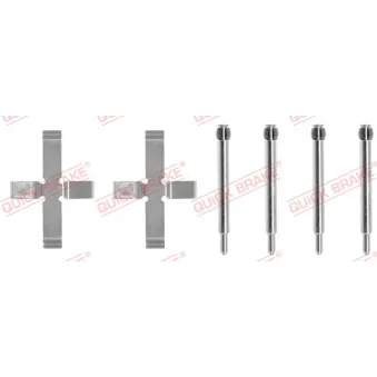 Kit d'accessoires, plaquette de frein à disque QUICK BRAKE 109-0980