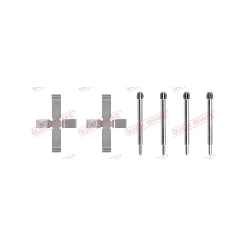 Kit d'accessoires, plaquette de frein à disque QUICK BRAKE 109-0980