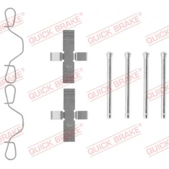 Kit d'accessoires, plaquette de frein à disque QUICK BRAKE 109-0982