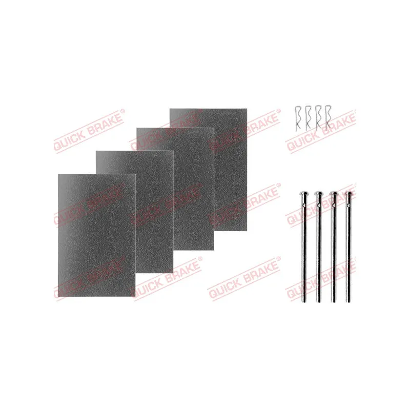 Kit d'accessoires, plaquette de frein à disque QUICK BRAKE 109-0983R