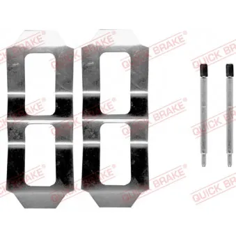 Kit d'accessoires, plaquette de frein à disque QUICK BRAKE 109-0987