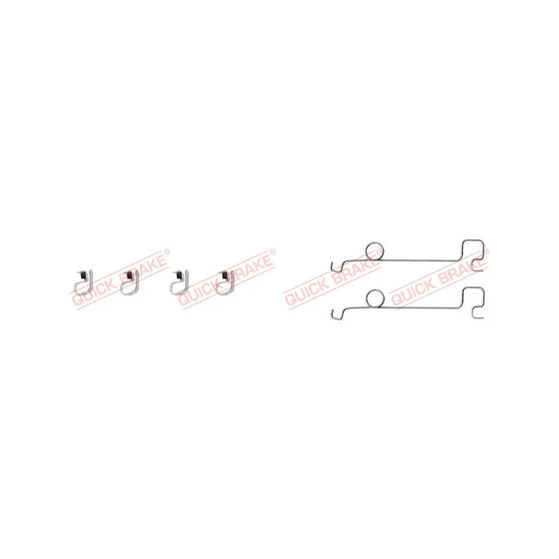 Kit d'accessoires, plaquette de frein à disque QUICK BRAKE 109-0994