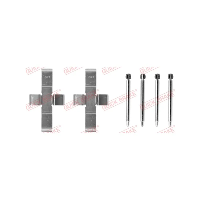 Kit d'accessoires, plaquette de frein à disque QUICK BRAKE 109-1004