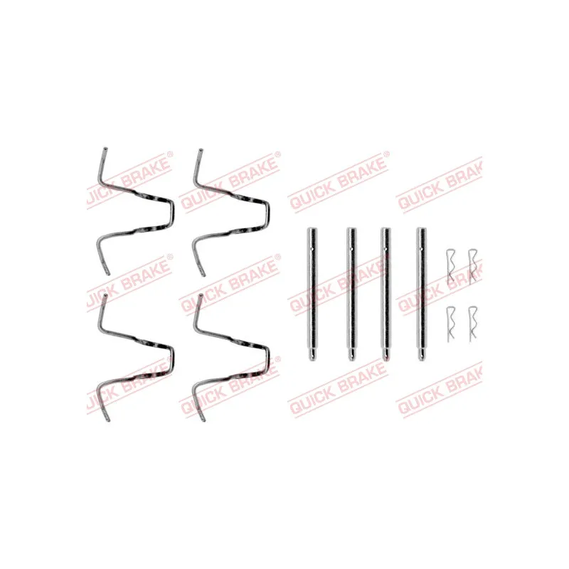 Kit d'accessoires, plaquette de frein à disque QUICK BRAKE 109-1005