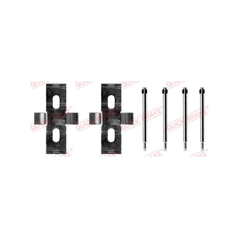 Kit d'accessoires, plaquette de frein à disque QUICK BRAKE 109-1007