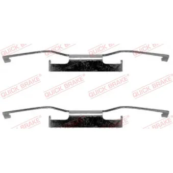 Kit d'accessoires, plaquette de frein à disque QUICK BRAKE 109-1011