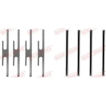 Kit d'accessoires, plaquette de frein à disque QUICK BRAKE 109-1012