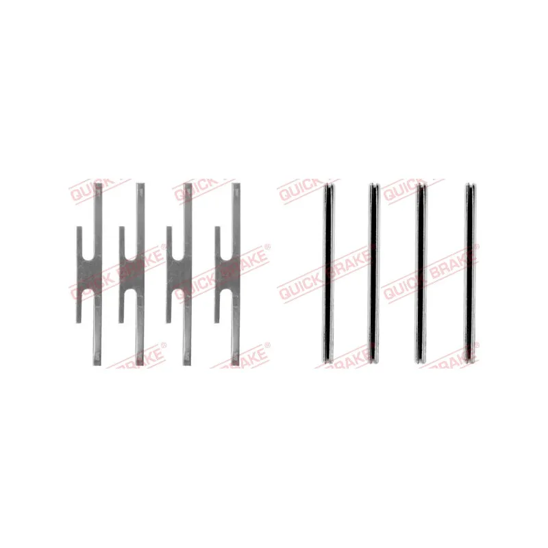 Kit d'accessoires, plaquette de frein à disque QUICK BRAKE 109-1012