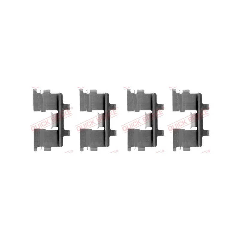 Kit d'accessoires, plaquette de frein à disque QUICK BRAKE 109-1015