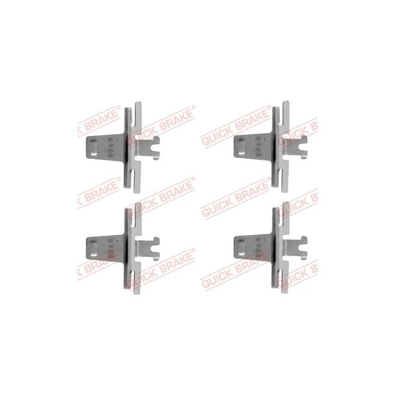 Kit d'accessoires, plaquette de frein à disque QUICK BRAKE 109-1018