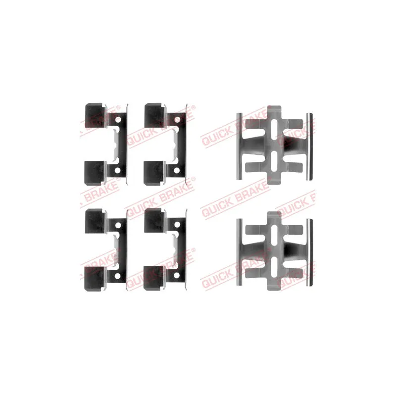 Kit d'accessoires, plaquette de frein à disque QUICK BRAKE 109-1022