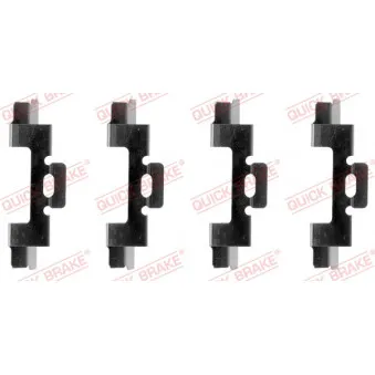 Kit d'accessoires, plaquette de frein à disque QUICK BRAKE 109-1027