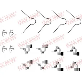 Kit d'accessoires, plaquette de frein à disque QUICK BRAKE 109-1030