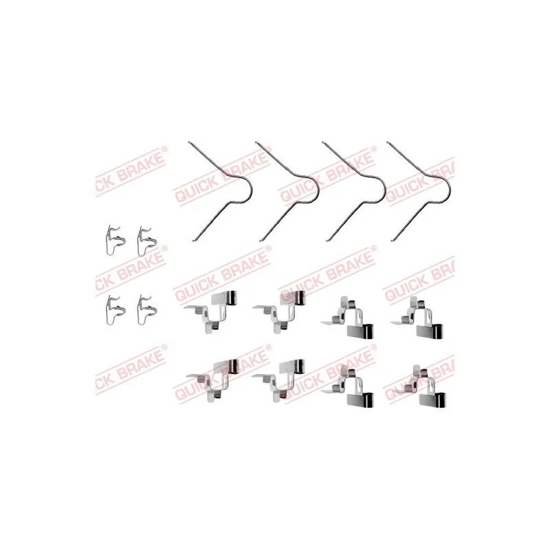 Kit d'accessoires, plaquette de frein à disque QUICK BRAKE 109-1030