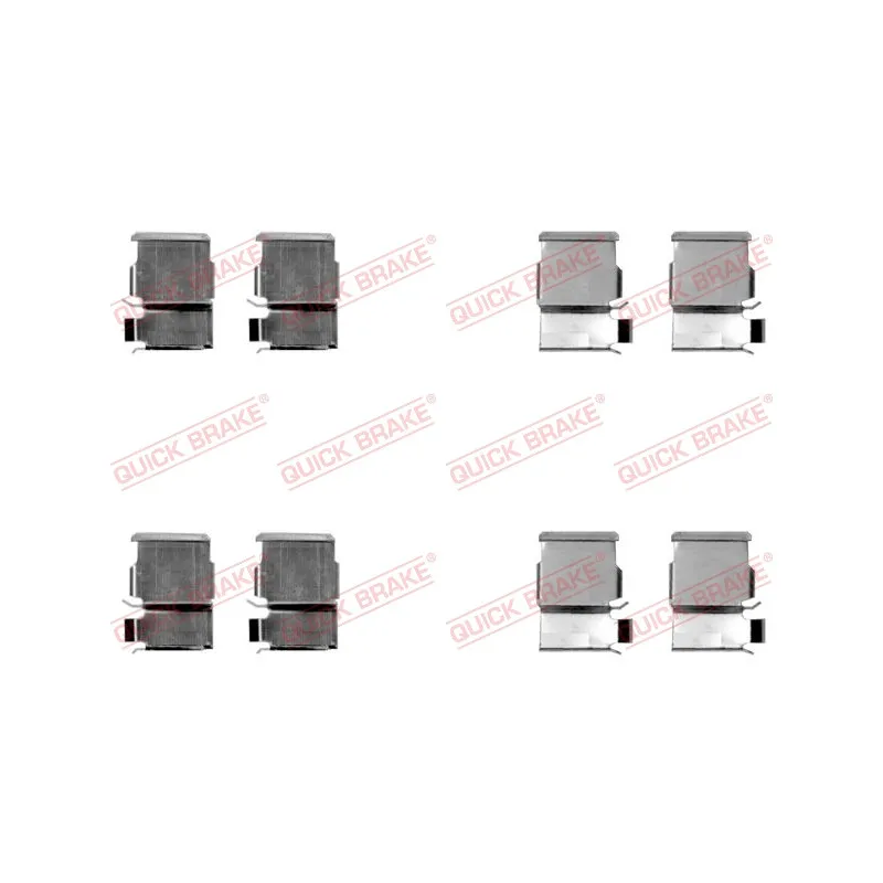 Kit d'accessoires, plaquette de frein à disque QUICK BRAKE 109-1033