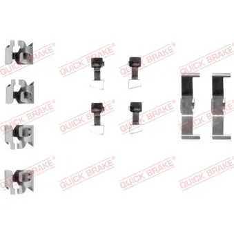 Kit d'accessoires, plaquette de frein à disque QUICK BRAKE 109-1034