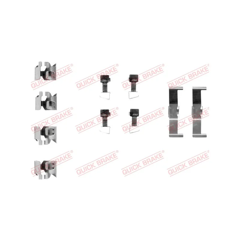 Kit d'accessoires, plaquette de frein à disque QUICK BRAKE 109-1034