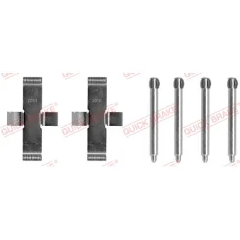 Kit d'accessoires, plaquette de frein à disque QUICK BRAKE 109-1037