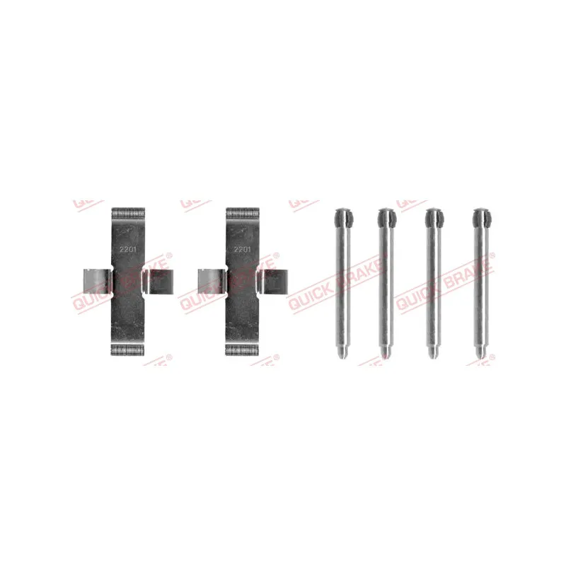Kit d'accessoires, plaquette de frein à disque QUICK BRAKE 109-1037