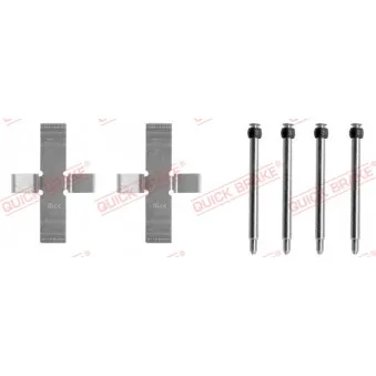 Kit d'accessoires, plaquette de frein à disque QUICK BRAKE 109-1040