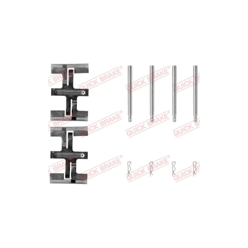 Kit d'accessoires, plaquette de frein à disque QUICK BRAKE 109-1045