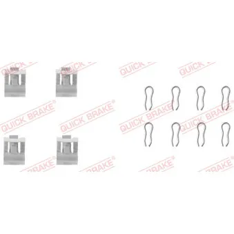 Kit d'accessoires, plaquette de frein à disque QUICK BRAKE 109-1055
