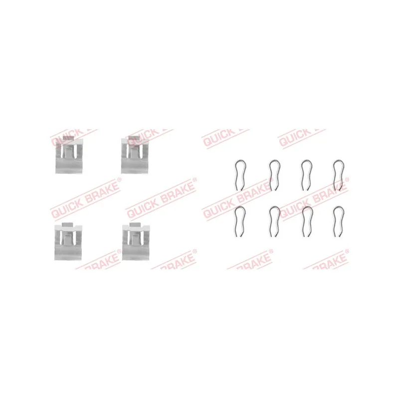 Kit d'accessoires, plaquette de frein à disque QUICK BRAKE 109-1055
