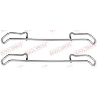 Kit d'accessoires, plaquette de frein à disque QUICK BRAKE 109-1056