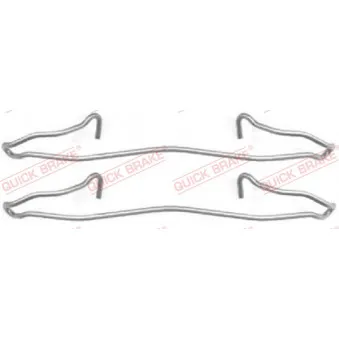 Kit d'accessoires, plaquette de frein à disque QUICK BRAKE 109-1057