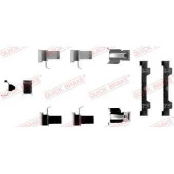 Kit d'accessoires, plaquette de frein à disque QUICK BRAKE 109-1058