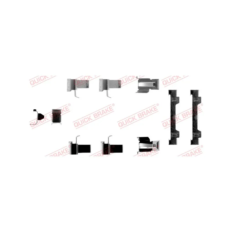 Kit d'accessoires, plaquette de frein à disque QUICK BRAKE 109-1058