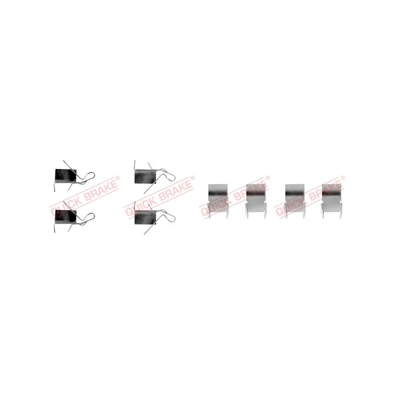 Kit d'accessoires, plaquette de frein à disque QUICK BRAKE 109-1060