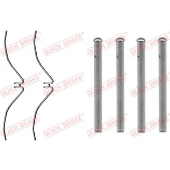 Kit d'accessoires, plaquette de frein à disque QUICK BRAKE 109-1061