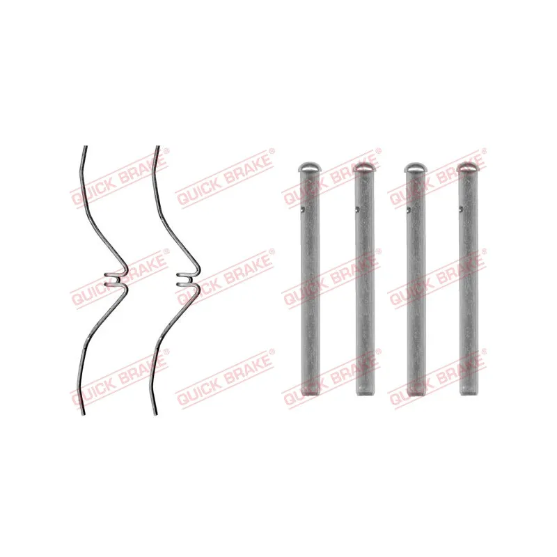 Kit d'accessoires, plaquette de frein à disque QUICK BRAKE 109-1061