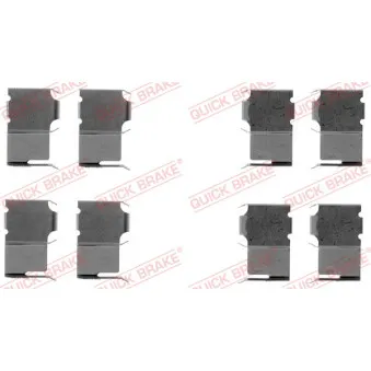 Kit d'accessoires, plaquette de frein à disque QUICK BRAKE 109-1063