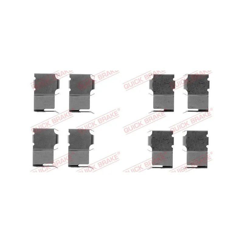 Kit d'accessoires, plaquette de frein à disque QUICK BRAKE 109-1063