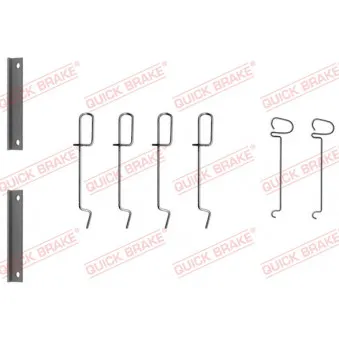 Kit d'accessoires, plaquette de frein à disque QUICK BRAKE 109-1070