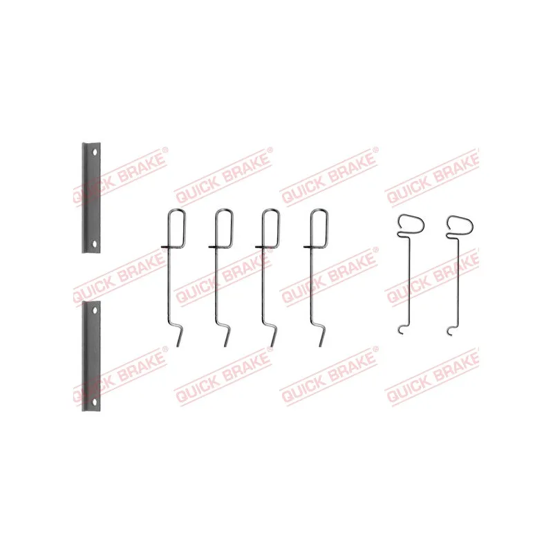 Kit d'accessoires, plaquette de frein à disque QUICK BRAKE 109-1070