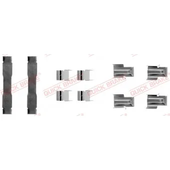 Kit d'accessoires, plaquette de frein à disque QUICK BRAKE 109-1071
