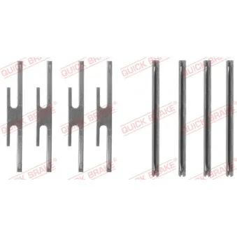 Kit d'accessoires, plaquette de frein à disque QUICK BRAKE 109-1072