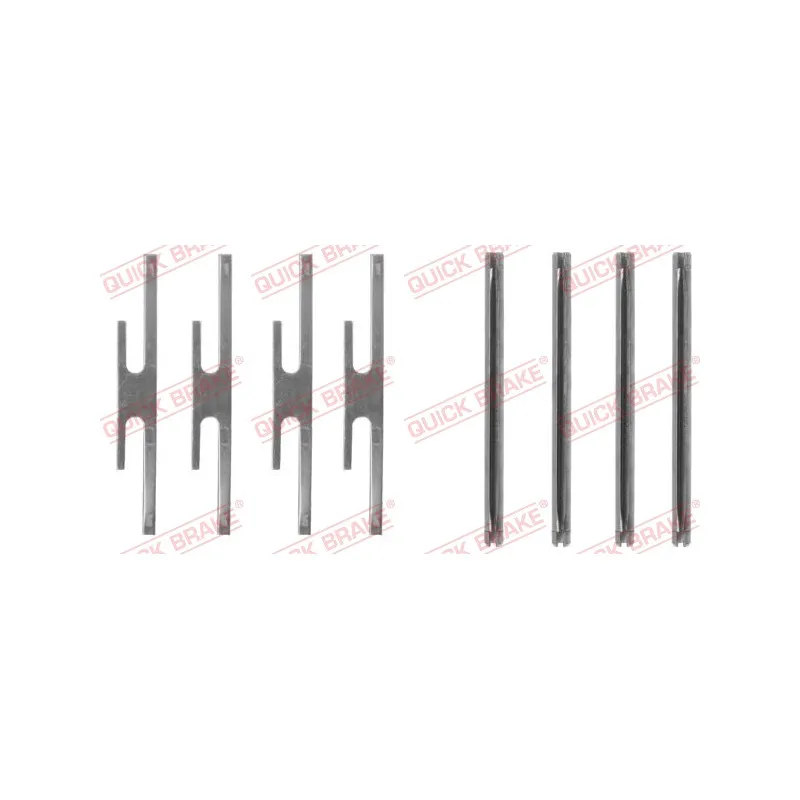 Kit d'accessoires, plaquette de frein à disque QUICK BRAKE 109-1072