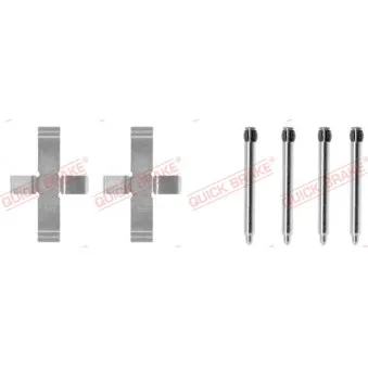 Kit d'accessoires, plaquette de frein à disque QUICK BRAKE 109-1076