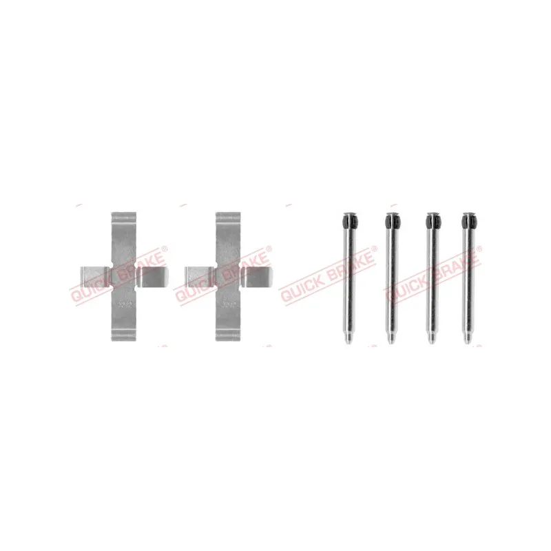 Kit d'accessoires, plaquette de frein à disque QUICK BRAKE 109-1076