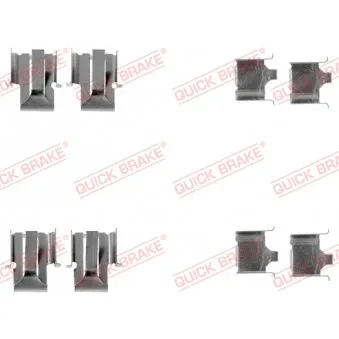 Kit d'accessoires, plaquette de frein à disque QUICK BRAKE 109-1078