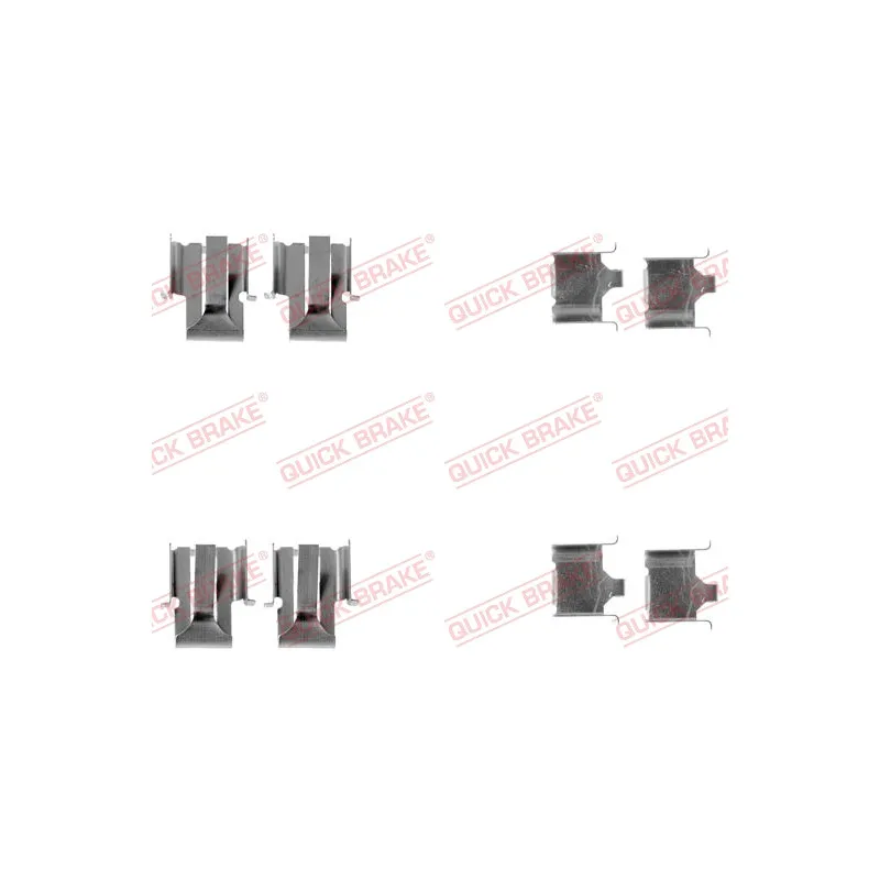 Kit d'accessoires, plaquette de frein à disque QUICK BRAKE 109-1078