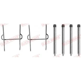 Kit d'accessoires, plaquette de frein à disque QUICK BRAKE 109-1081