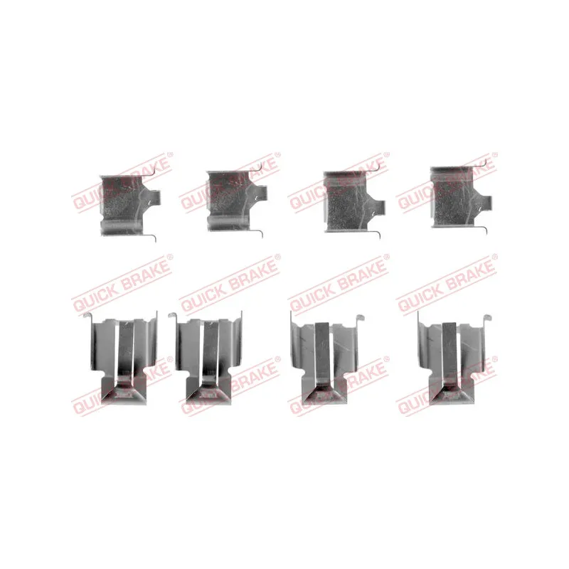 Kit d'accessoires, plaquette de frein à disque QUICK BRAKE 109-1086